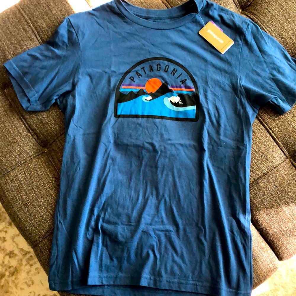 Men’s Patagonia slim fit organic cotton t-shirt sz small